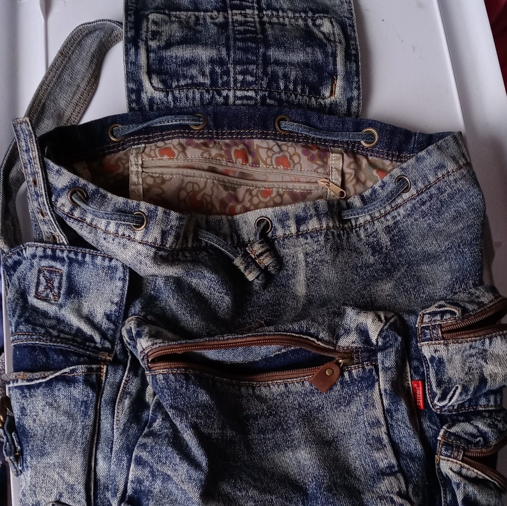 Denim Backpack
